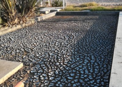 Sludge drying bed in Oman by 40 foot BioContainer