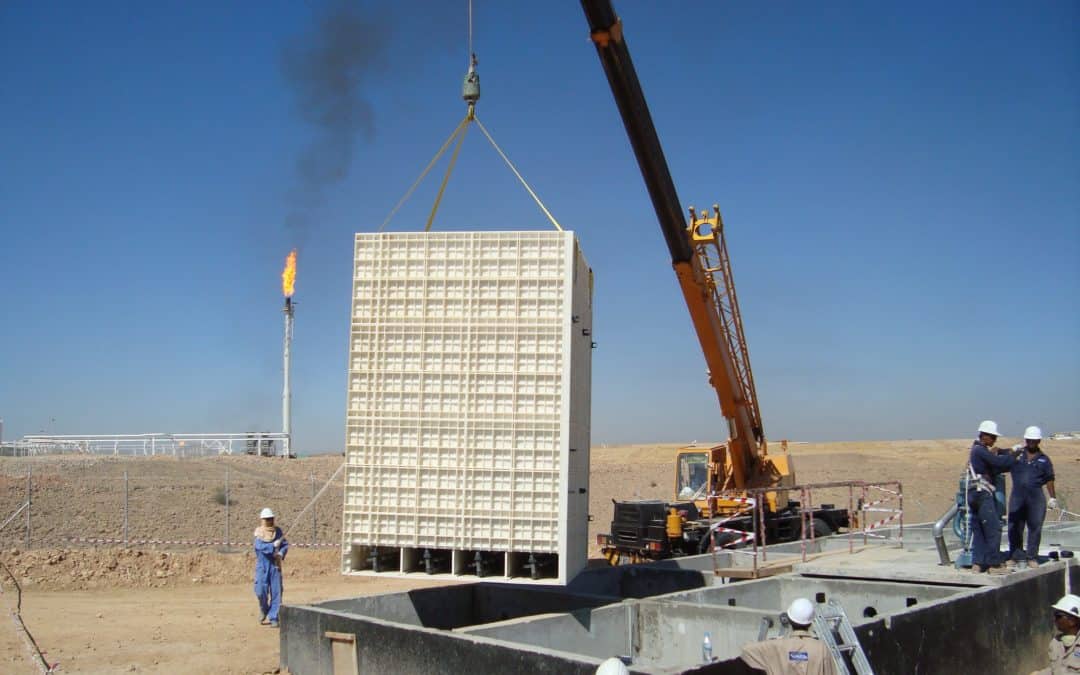 BioReactor at oilfield in Yemen