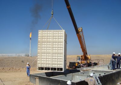 BioReactor at oilfield in Yemen