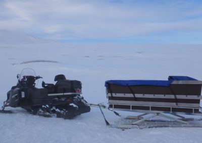 Jupiter at Mountain hiking & ski hostel in northern Sweden